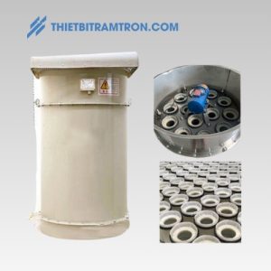 Lọc bụi silo inox xi măng cho trạm trộn bê tông