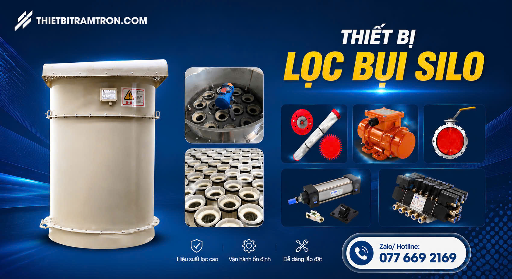 thiết bị lọc bụi silo