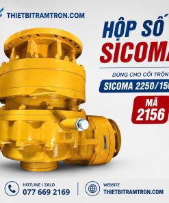 Hộp số 2156 cối trộn Sicoma 2250 1500