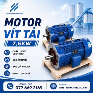Động cơ vít tải xi măng motor giảm tốc