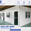 Nhà lắp ghép panel văn phòng điều khiển trạm trộn bê tông